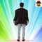 Retro Instant Camera Adult Costume Square Tunic for Halloween and Parties